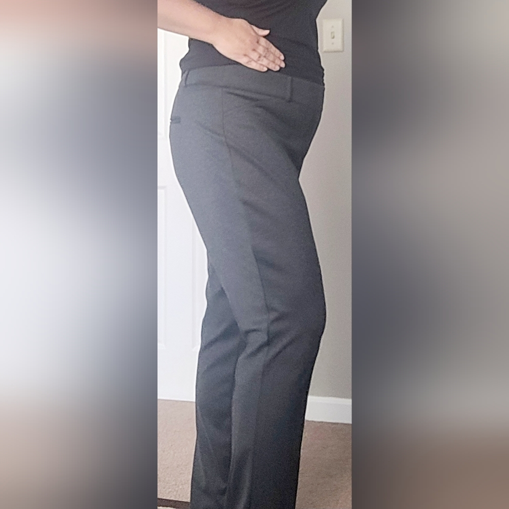 Michael Kors Women's Gray Dress Pant Straight Leg Super High Rise Classic 16W - Picture 9 of 16